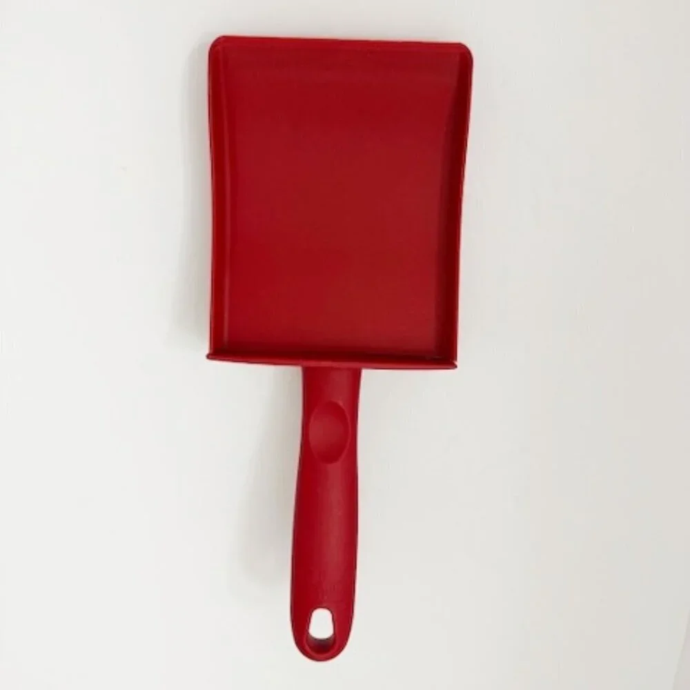 Set of 2 Kuhn Rikon Meat Fork & Scoop Red Swiss Kitchen Tool Stainless Steel
